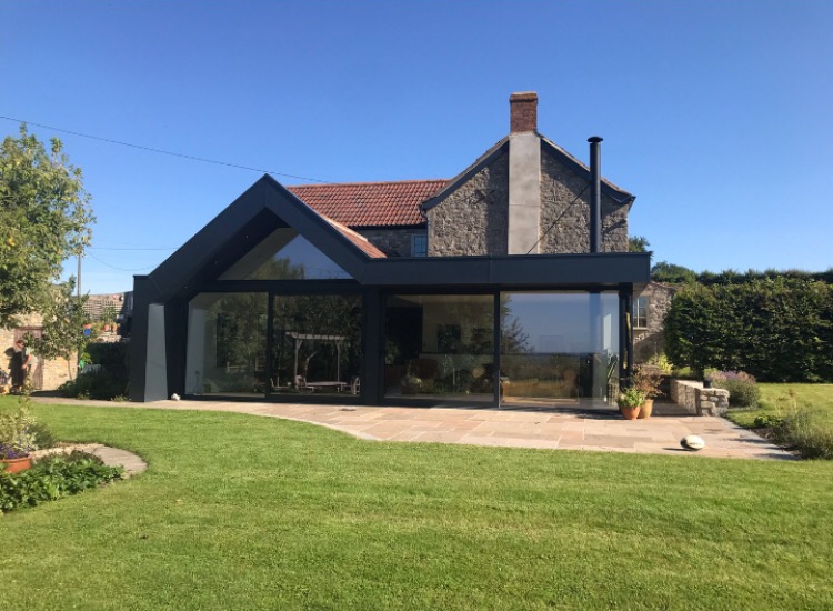 Modern extension to a stone cottage J.M. Lee Modern extension to a stone cottage J.M. Lee