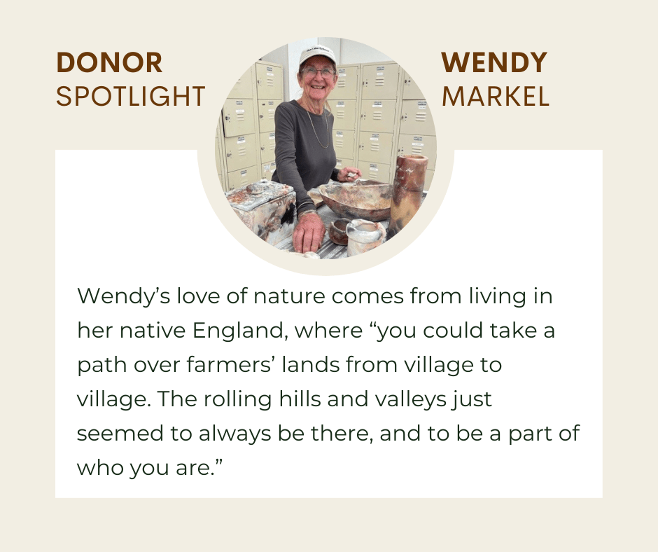Donor Spotlight Wendy Markel John Muir Land Trust