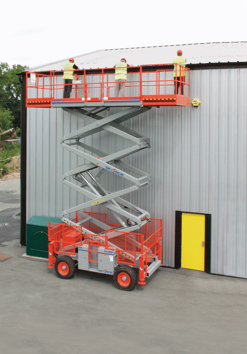 Skyjack SJ8841 RT 14.5m Diesel Scissor Lift JMS Powered Access