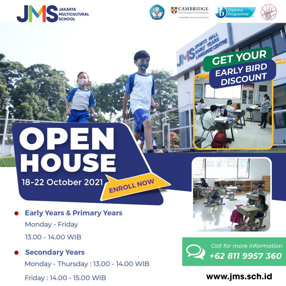 Jakarta Multicultural School Open House on October 2021 Jakarta