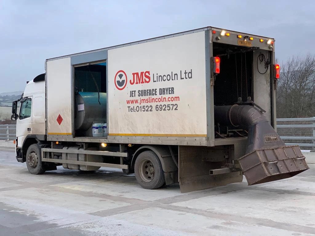 Jet Drying Dry Large Areas, Efficiently