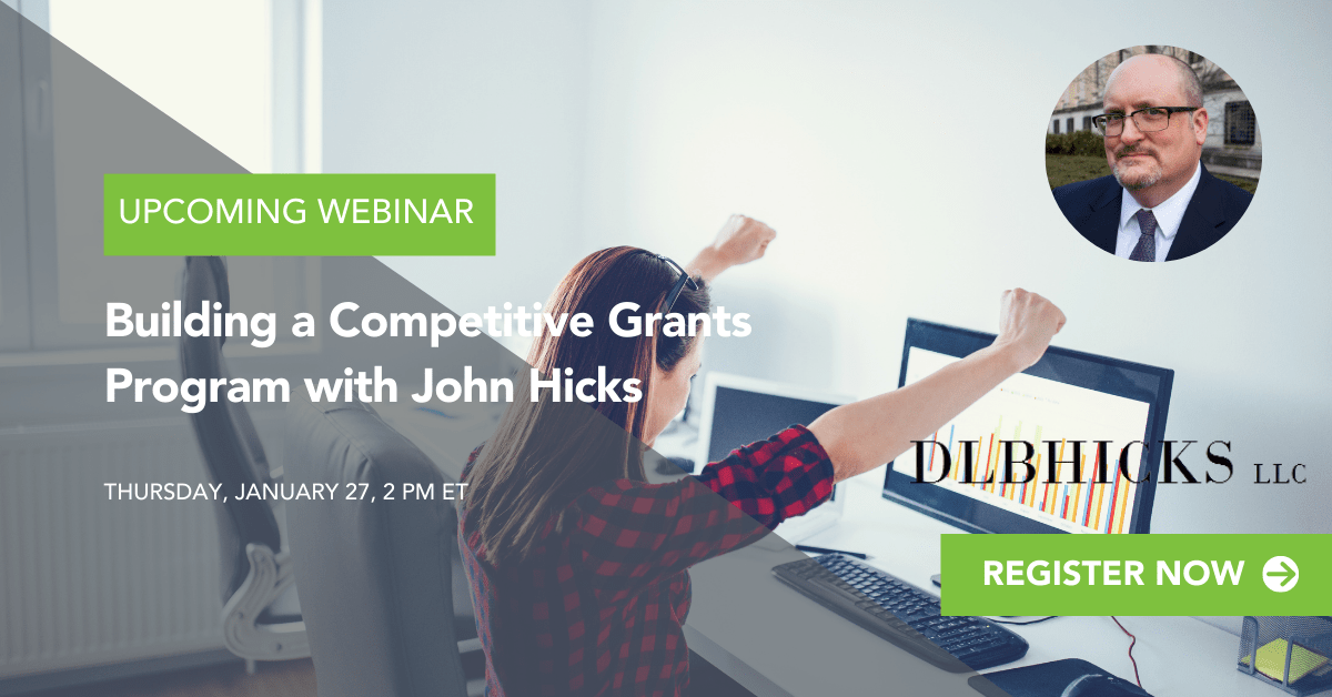 Building a Competitive Grants Program with John Hicks JMT Consulting