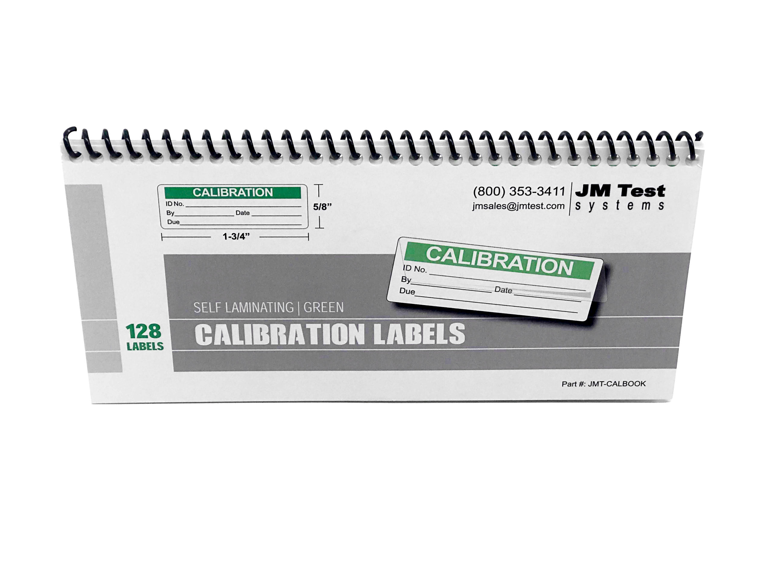 JM Test Calibration Labels JM Test Systems