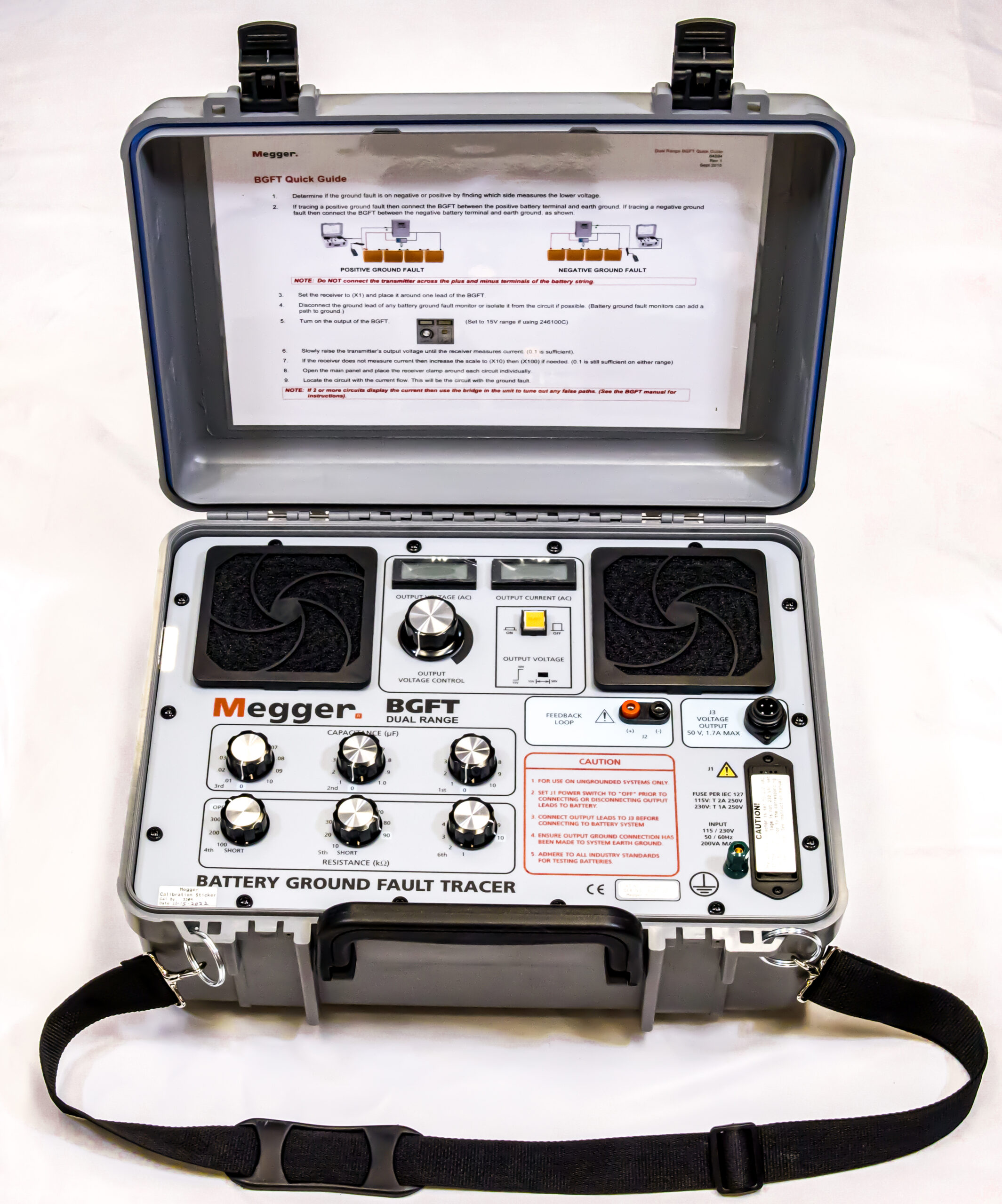 Megger Battery Ground Fault Tracer BGFT JM Test Systems