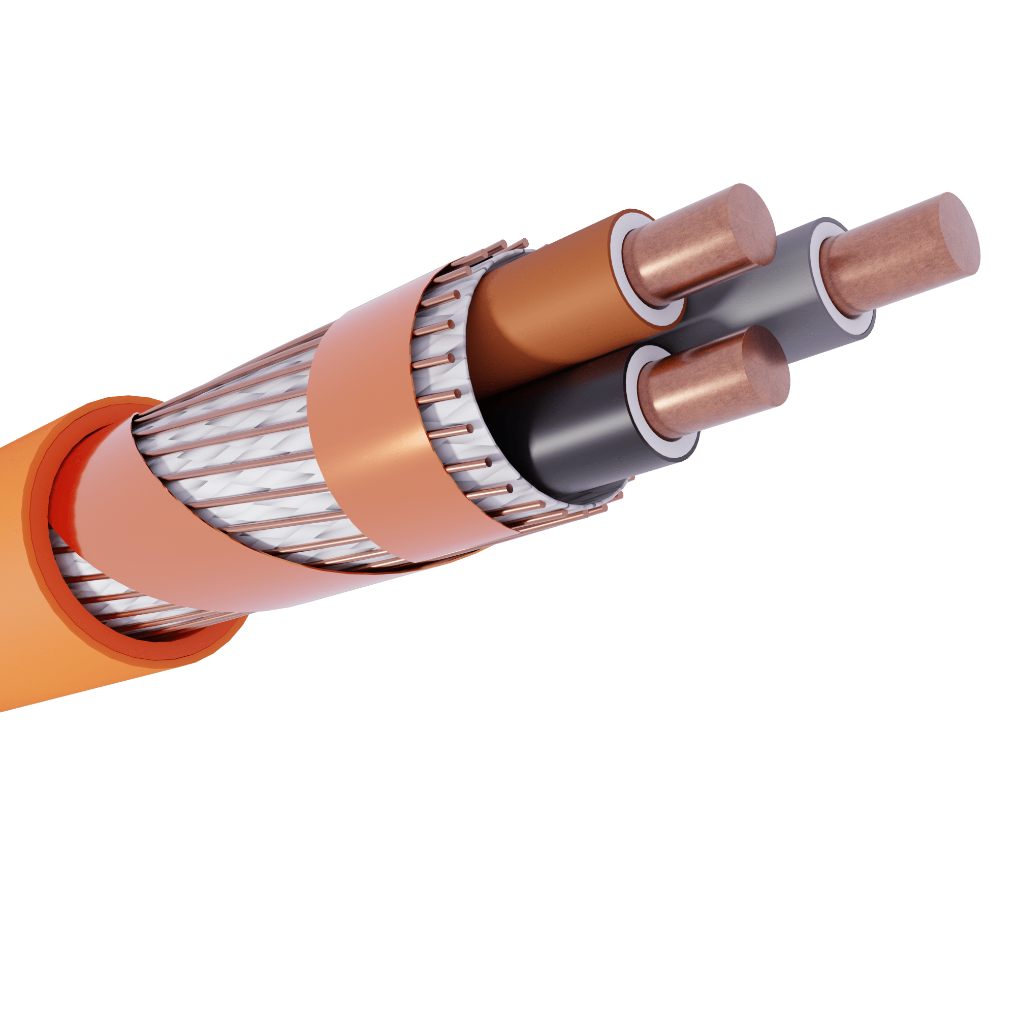 JMV NHCHCUFR 3×185/95 mm2 orange JMV Cables