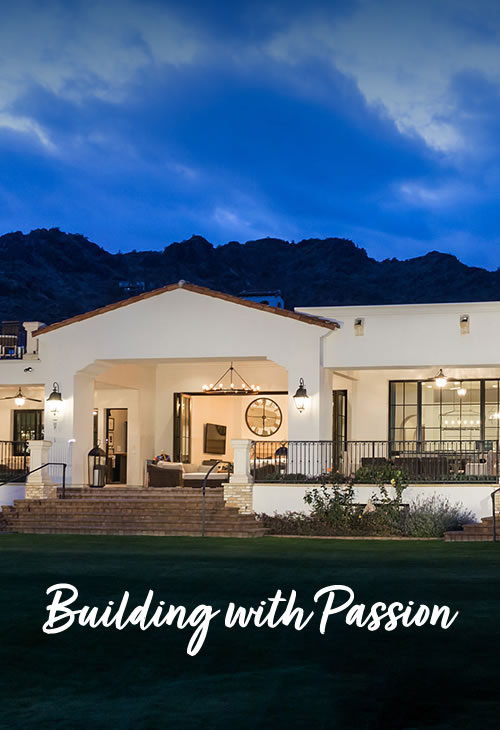 Custom Home Builder Scottsdale, Paradise Valley, Phoenix JM Wall