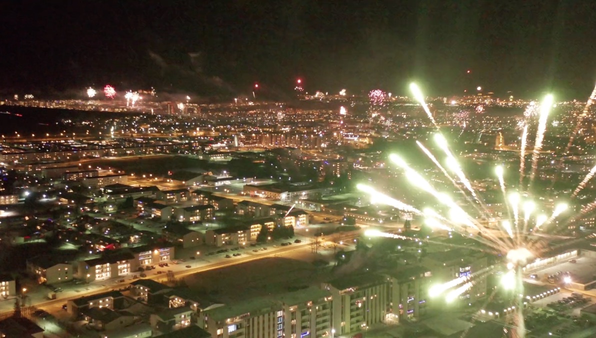 Photography A New Year’s flight through Icelandic fireworks Nackblog