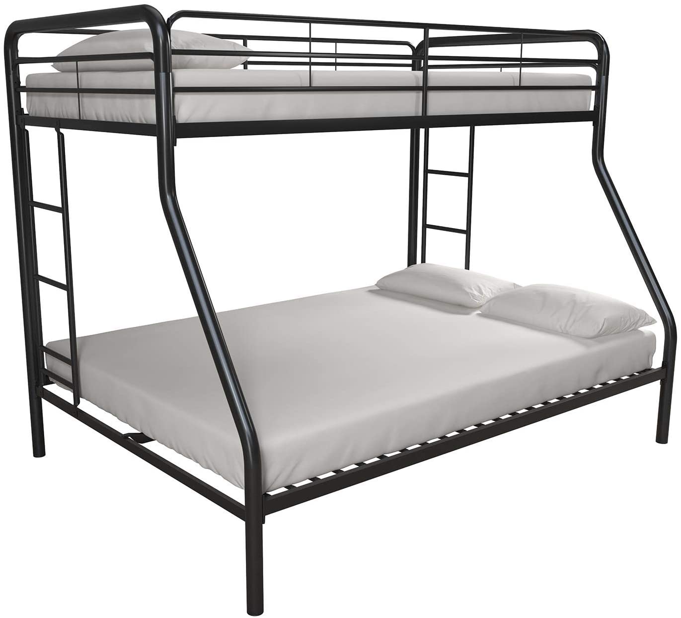 DHP TwinOverFull Bunk Bed with Metal Frame and Ladder, SpaceSaving