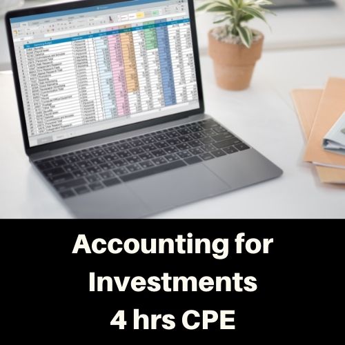 Accounting for Investments 4 hr CPE course • JN CPE Courses for CPAs