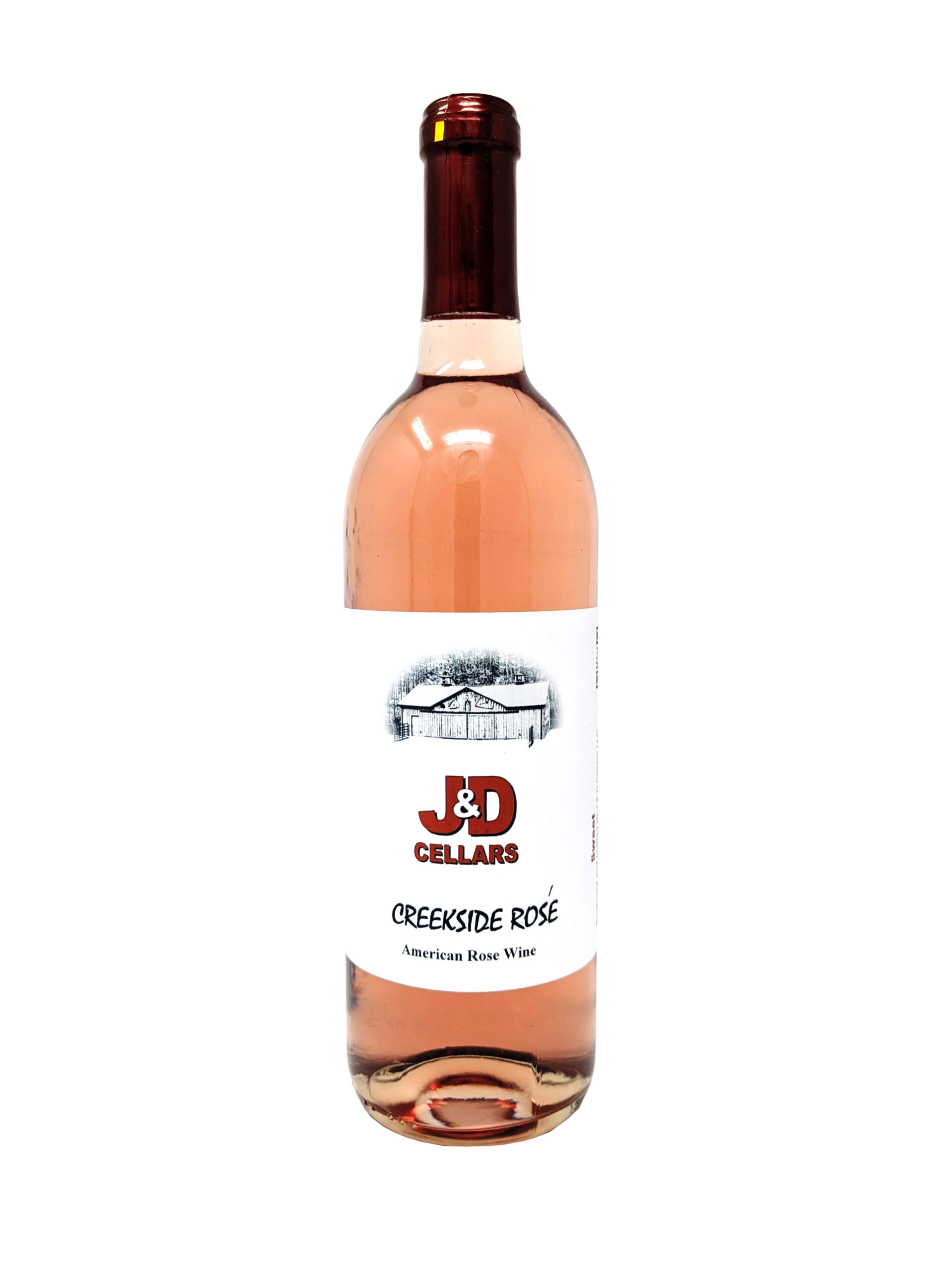 Creekside Rosé 750ML J&D Cellars Winery and Vineyard Eighty Four