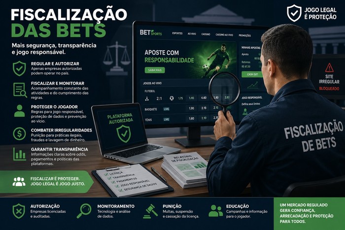 Fiscalização das bets