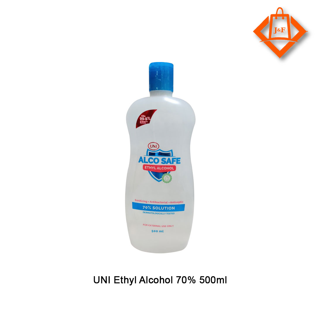 UNI Ethyl Alcohol 70 500ml J&F Department Store