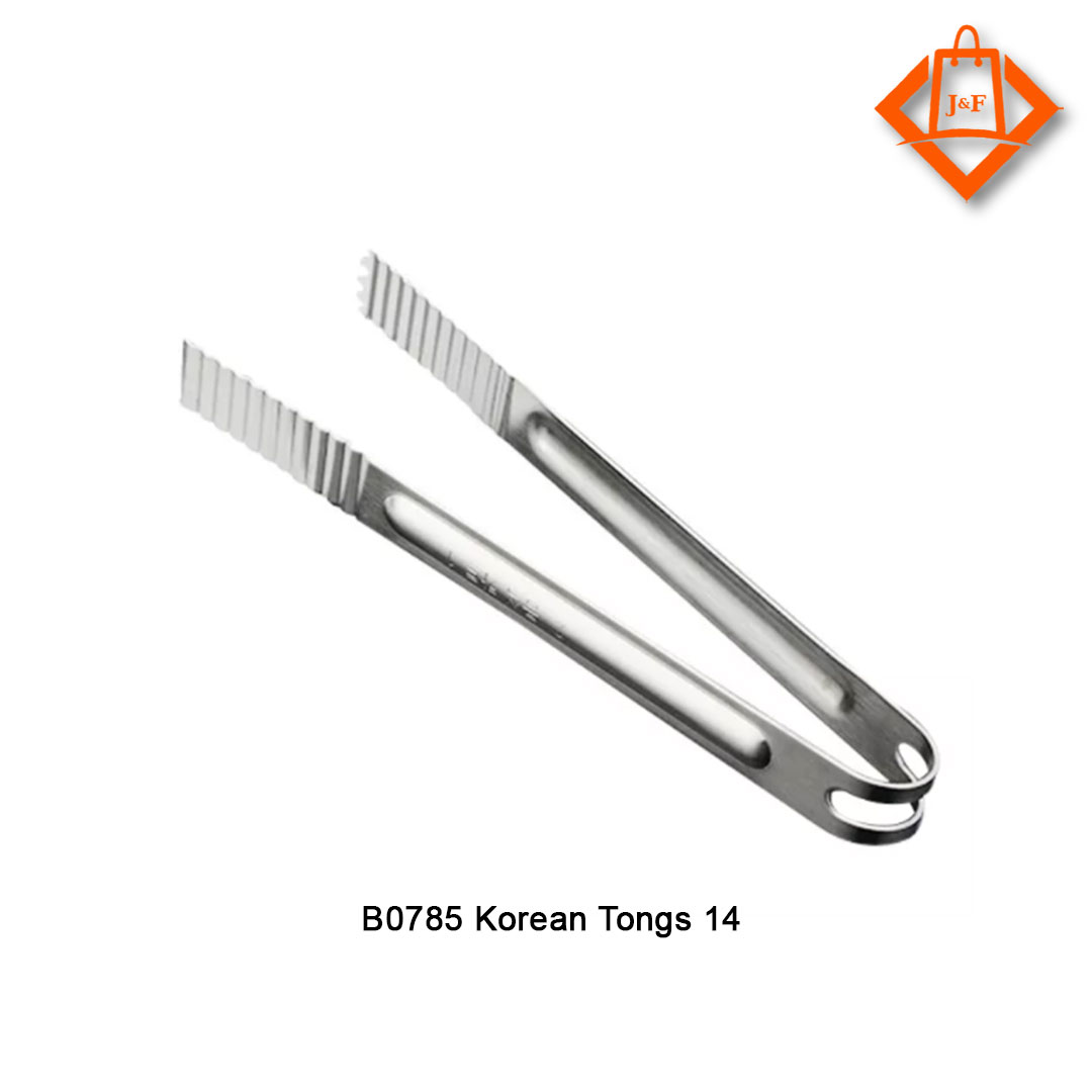 B0785 Korean Tongs 14 J&F Department Store