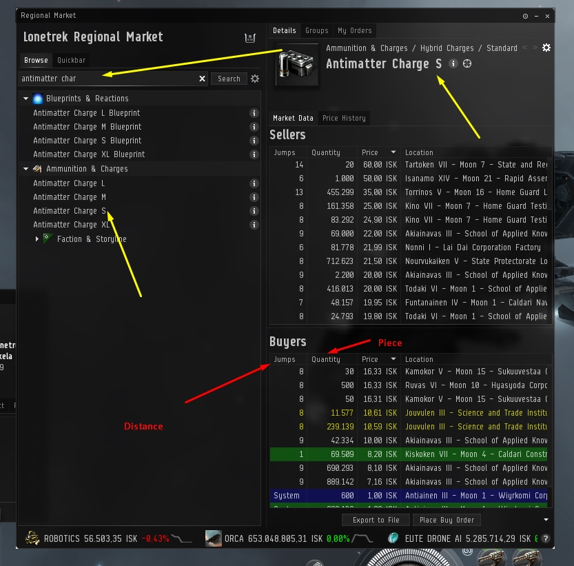 Buying ammo in eve online for Beginners JnrBrain