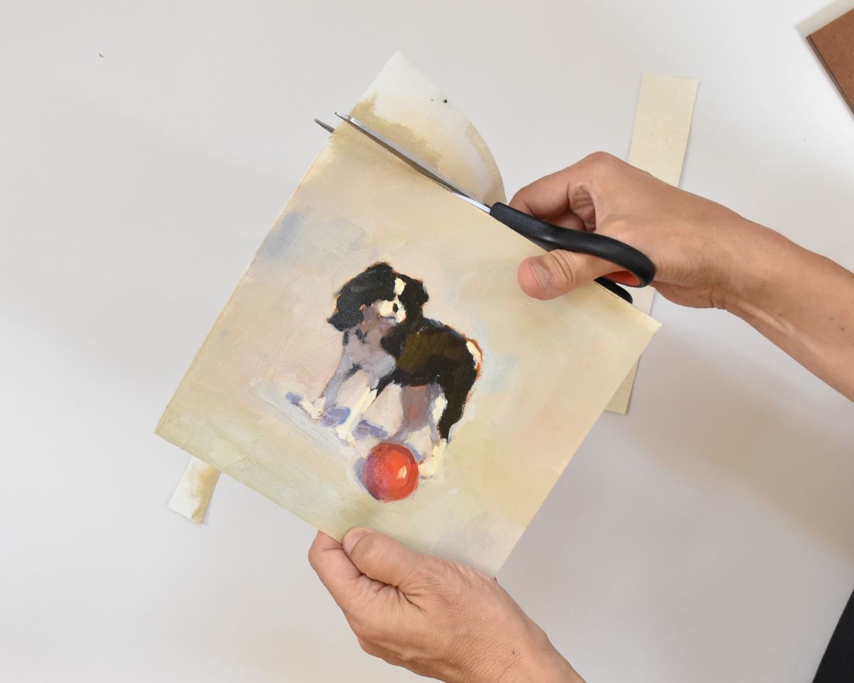 Easy Step by Step Instructions for Framing your Unstretched Canvas