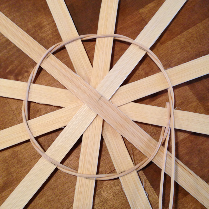 Twining a Round Base Tutorial Joanna's Collections Country Home