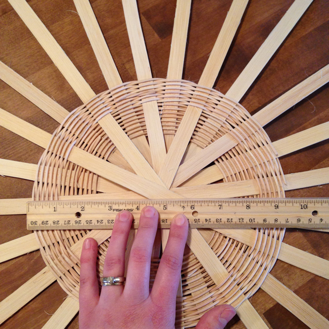 Twining a Round Base Tutorial Joanna's Collections Country Home