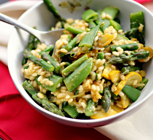 Summer LemonVegetable Risotto Joanne Eats Well With Others