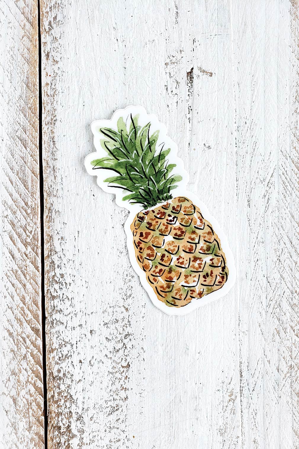 Pineapple Sticker Vinyl Decal The Painted Pen Weatherproof & Washable