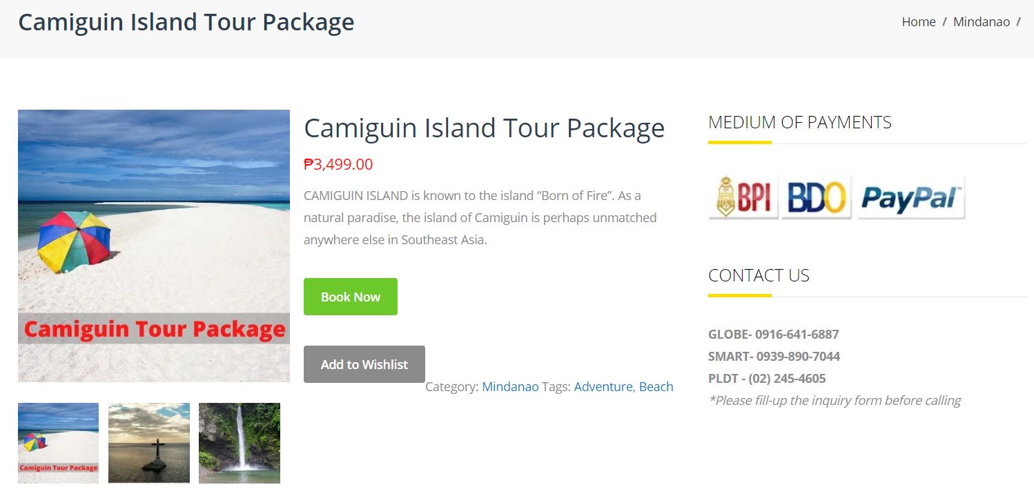 camiguin DIY