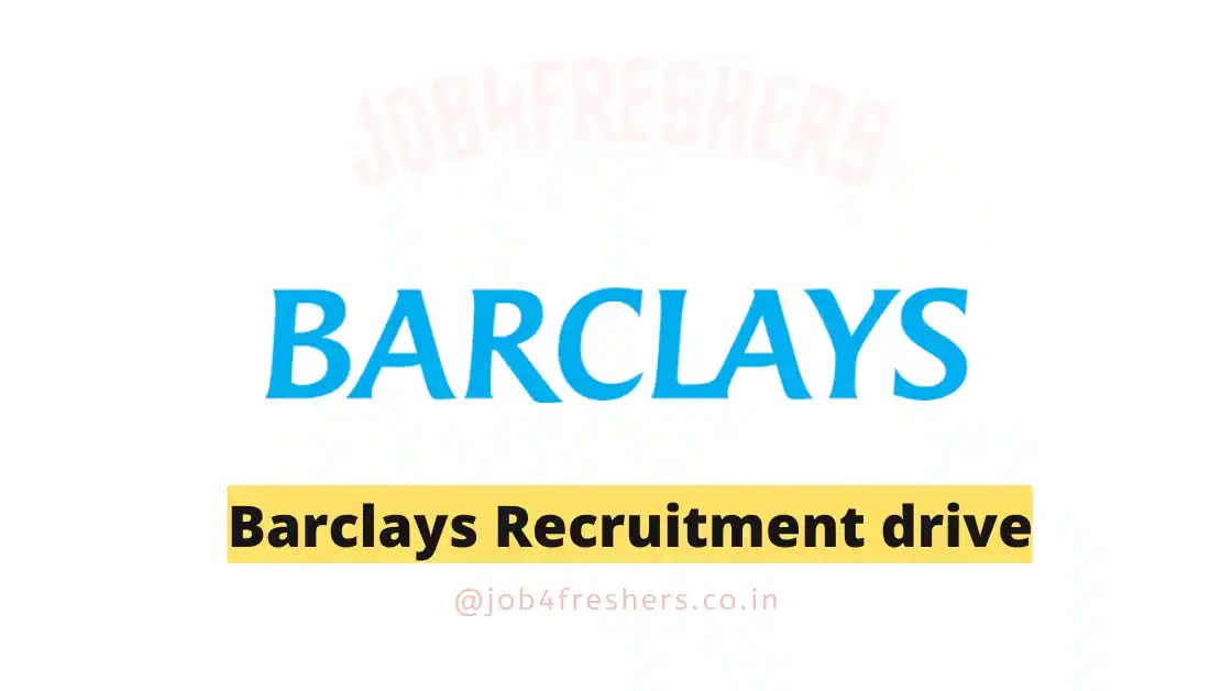 Barclays Off Campus Hiring For Analyst Apply Now! Job4freshers