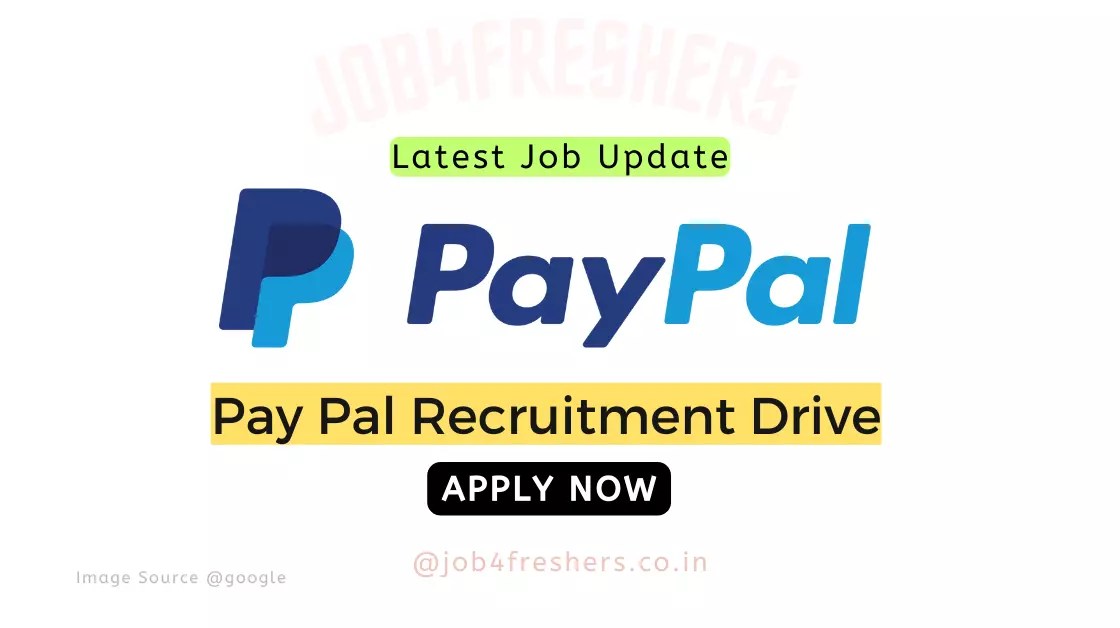 Paypal Recruitment Drive 2024 Software Engineer Latest Job Update
