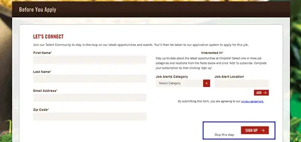 Chipotle Job Application Careers