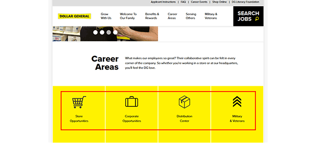 Dollar General Careers Express Hiring Packet Now Hiring