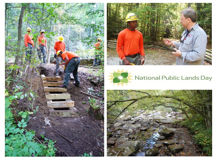 Oconaluftee Job Corps CCC Volunteers 250 Hours for National Public