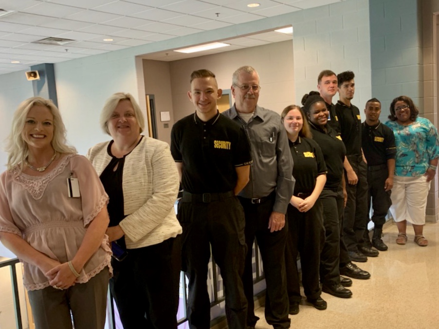 Carl D. Perkins Security students honored for completing college