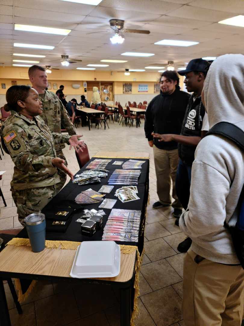 US Army Military Recruiters at Guthrie Job Corps Job Corps News
