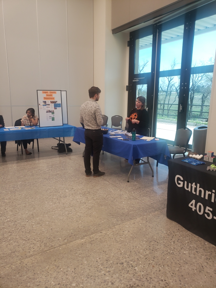 Guthrie Job Corps participated in the Guthrie Career Fair at Meridian