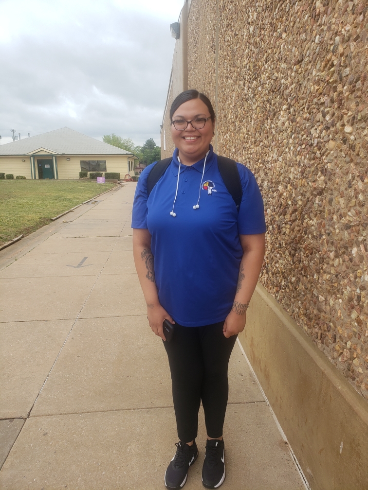 Guthrie Job Corps Work Base Learning students, who is currently working