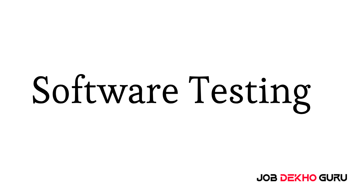 Software Testing