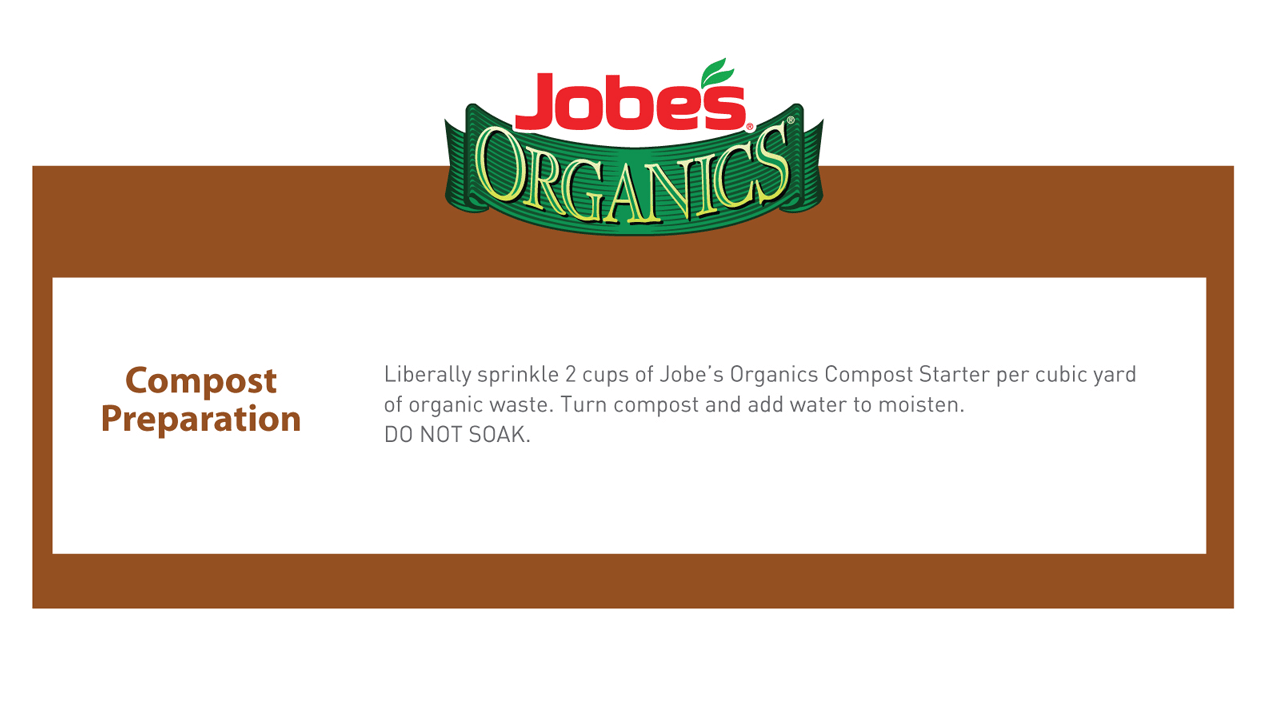 Jobe's Organics Compost Starter Granular Jobe's Company