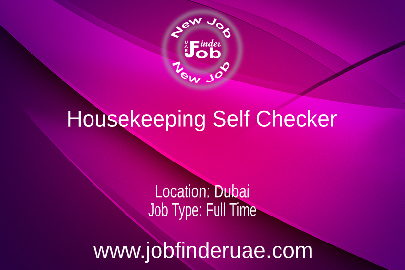 Housekeeping Self Checker Job Finder UAE