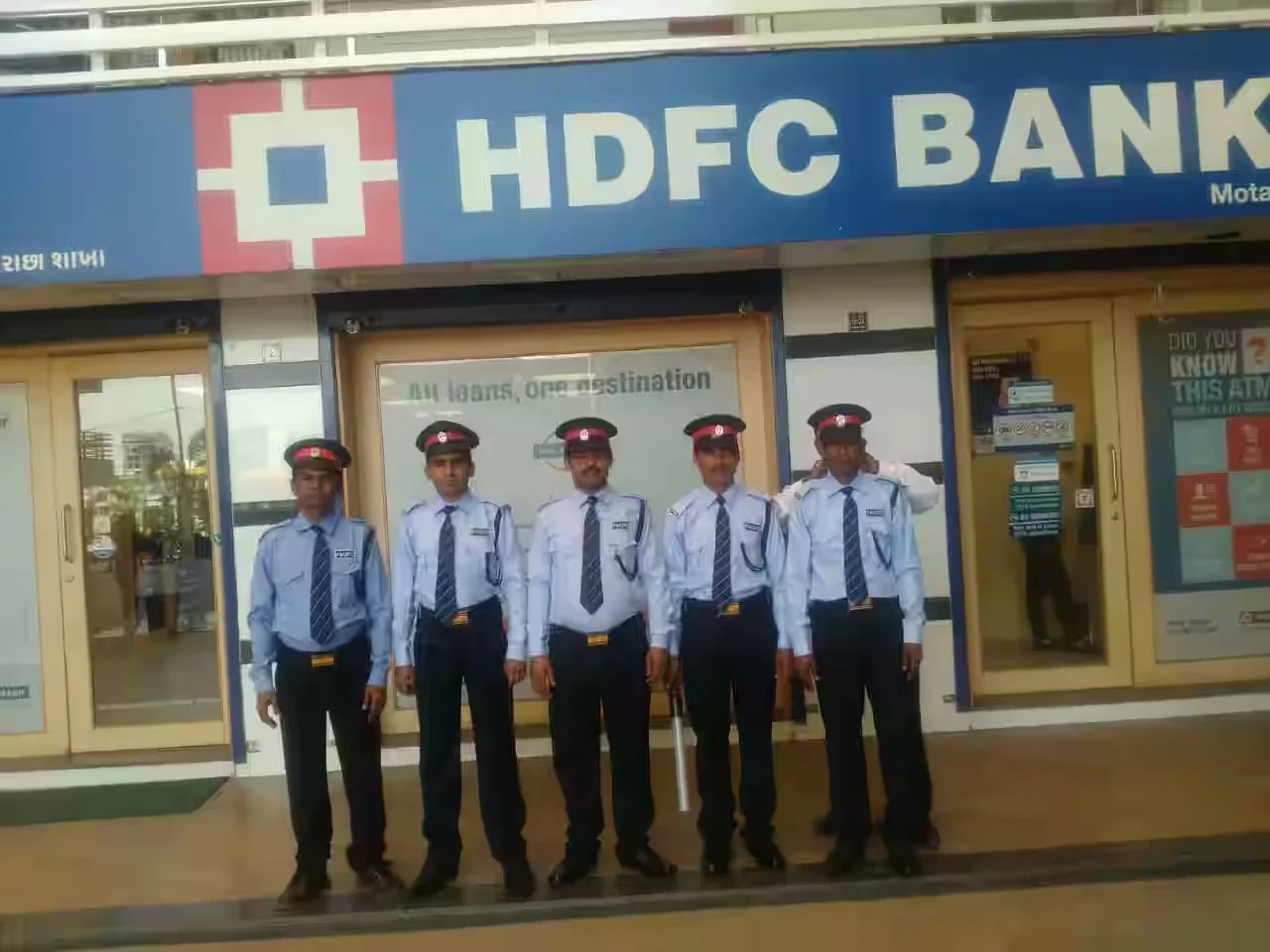 HDFC Bank Security Gaurd Job Vacancy 2023 hiring for Security Gaurd Post 8 Hours Security