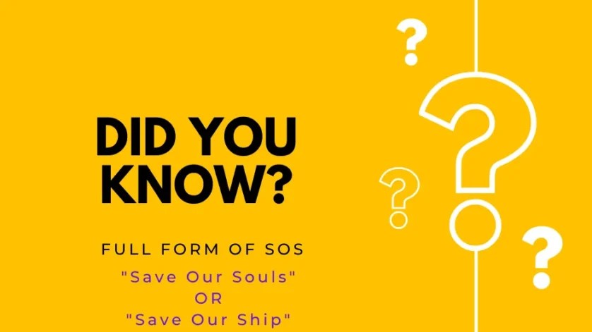 Sos Full Form Decoding The Lifesaving Signal Odishafocus Jobs
