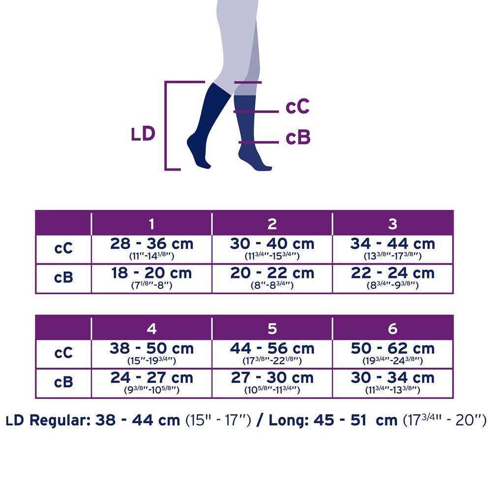 JOBST forMen Ambition Compression Knee High Ribbed 20-30 mmHg Socks