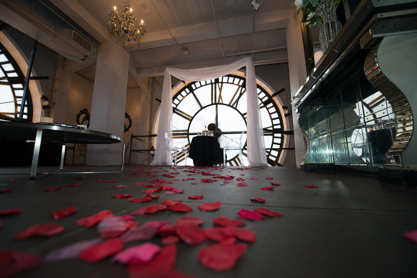 Clock Tower Events Proposal Setup Colorado Wedding Photographers Joe and Robin
