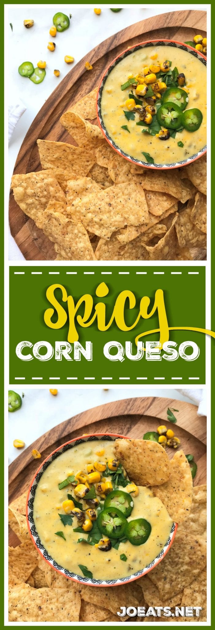 Spicy Corn Queso Dip What every party desperately needs