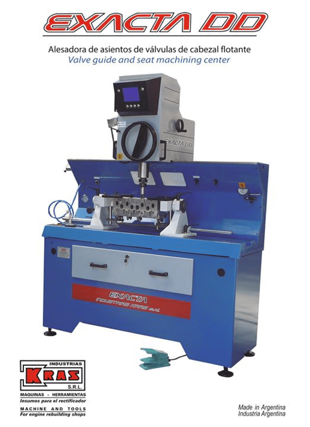 Industrias Kras EXACTA DD VALVE GUIDE & SEAT MACHINE Joe Baker