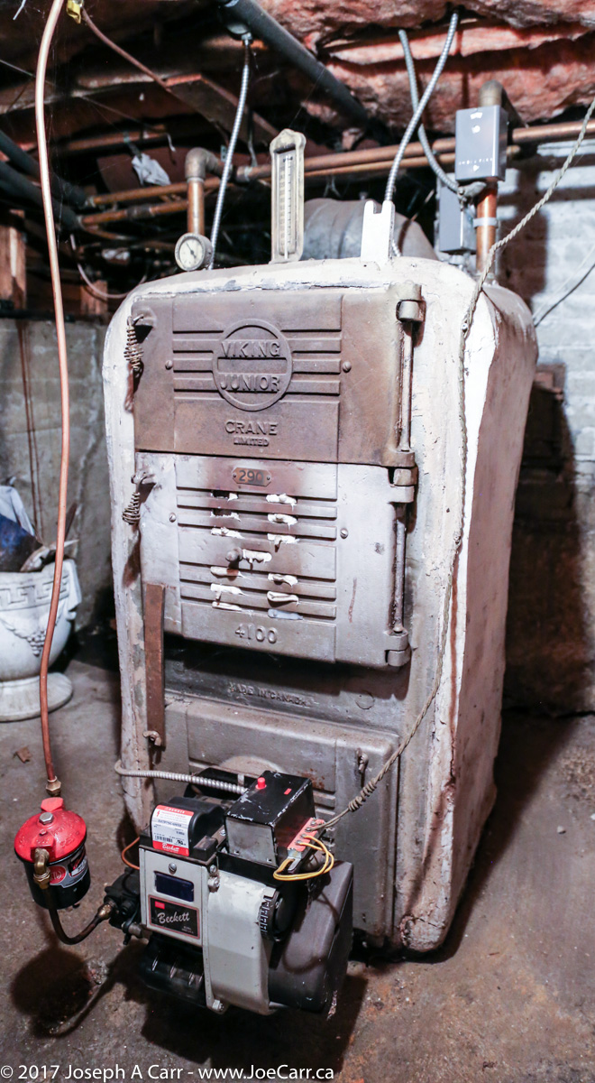 Oilfired furnace with hot water boiler Joe Carr