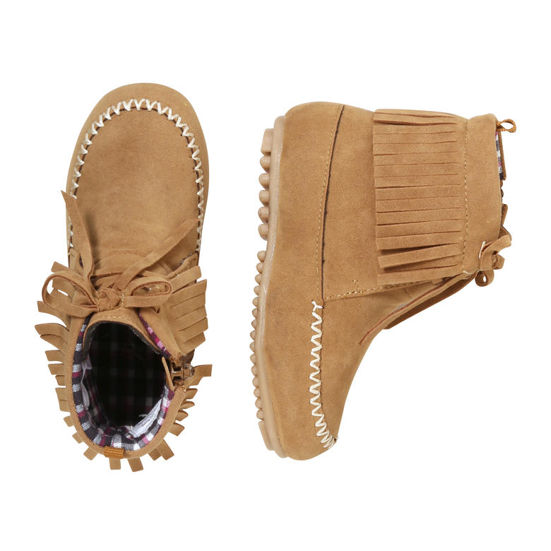 Toddler Girls’ Fringe Boots in Tan from Joe Fresh