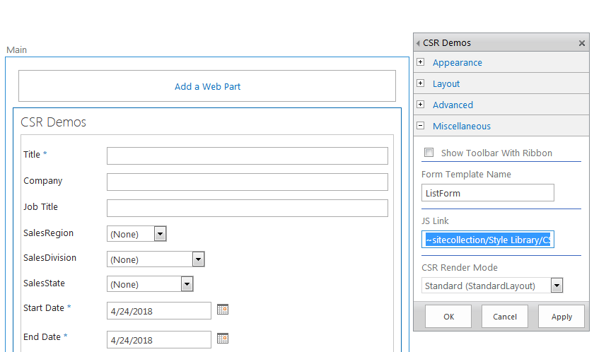 Overview of SharePoint Client Side Rendering (CSR) • Mostly Cloudy