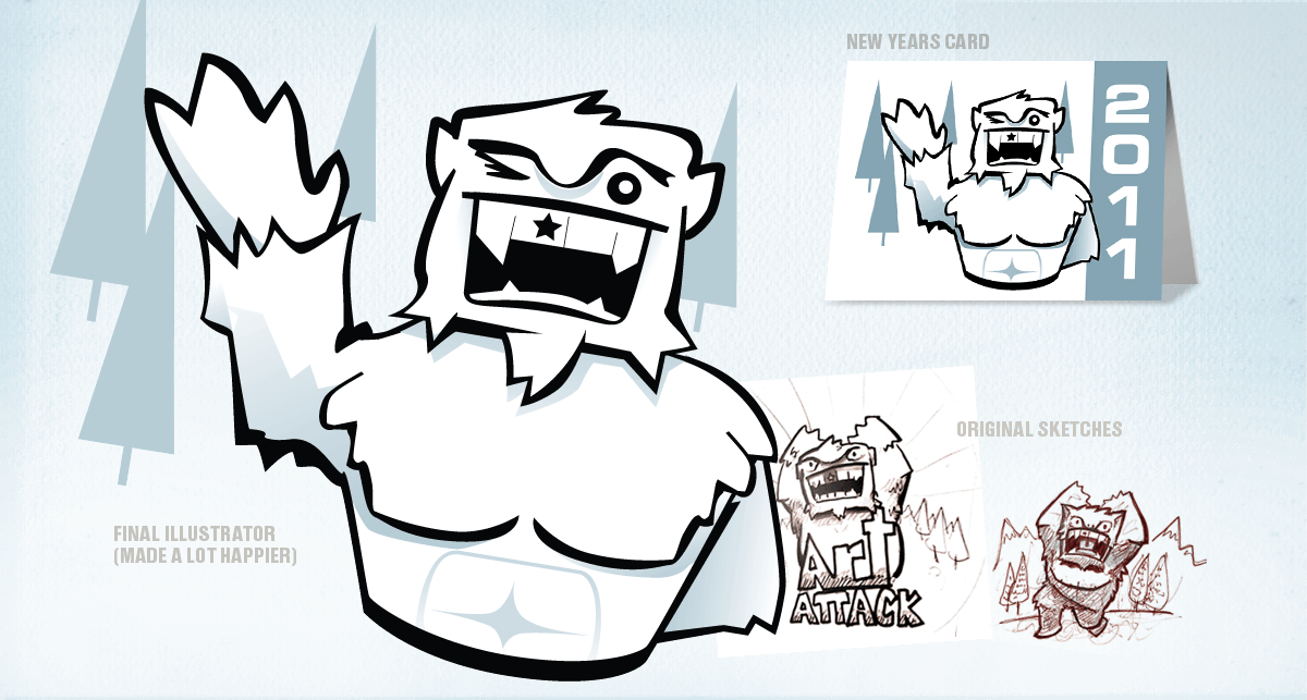 Yeti card • Joem Design