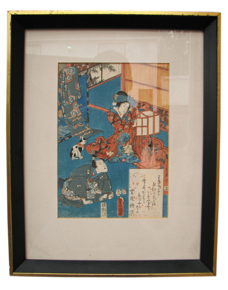 Arts & Crafts Woodblock Print F9865_2 joenevo