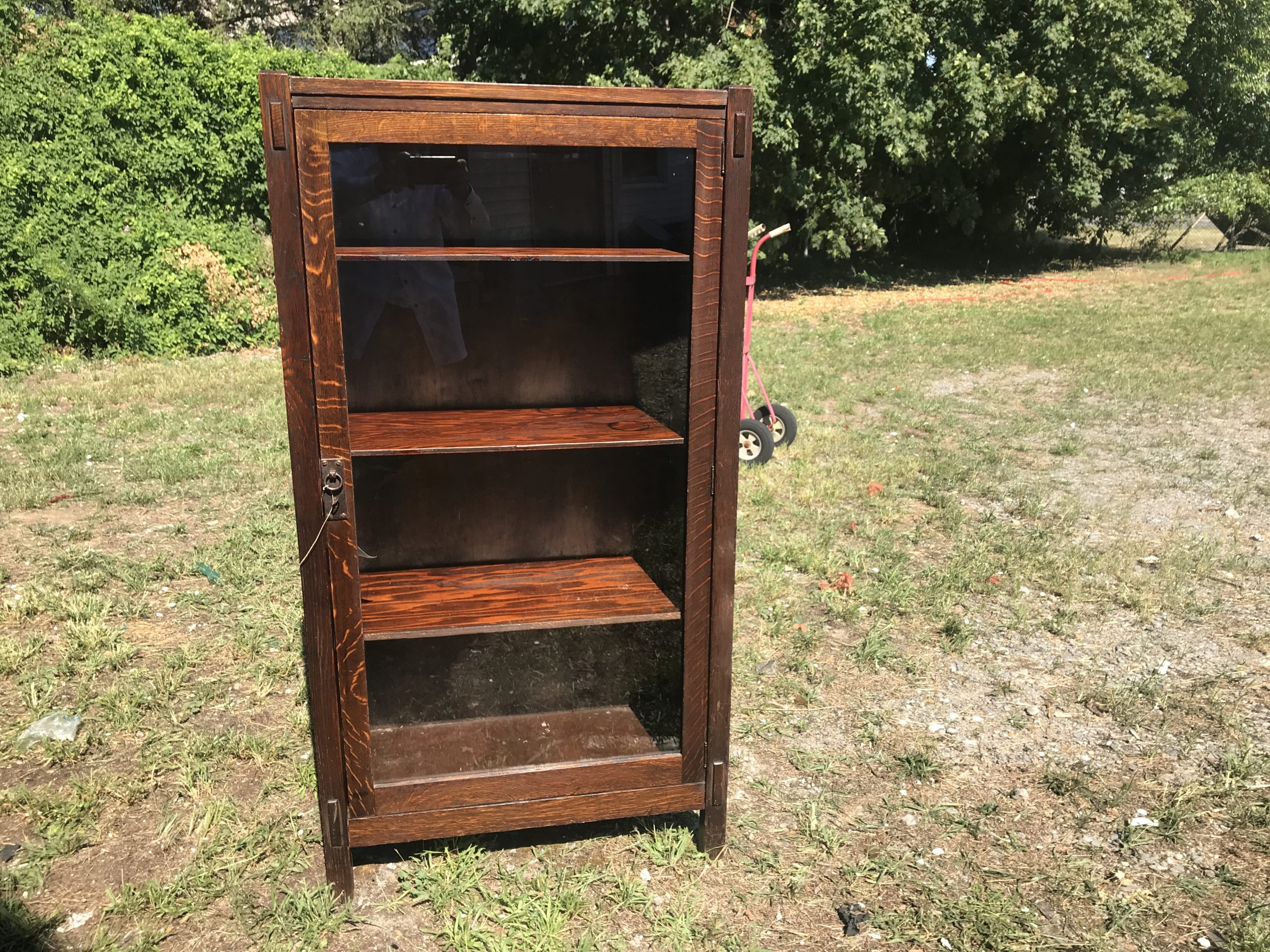 Antique LIFETIME One Door BOOKCASE joenevo