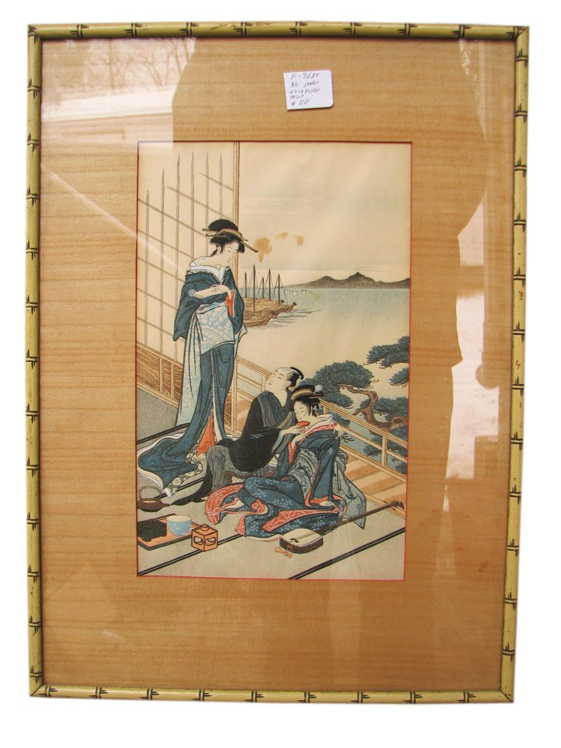 Arts & Crafts Woodblock Print F9684 joenevo