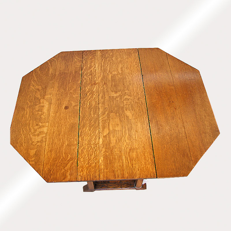 Arts & Crafts Drop Leaf Table F9773 joenevo